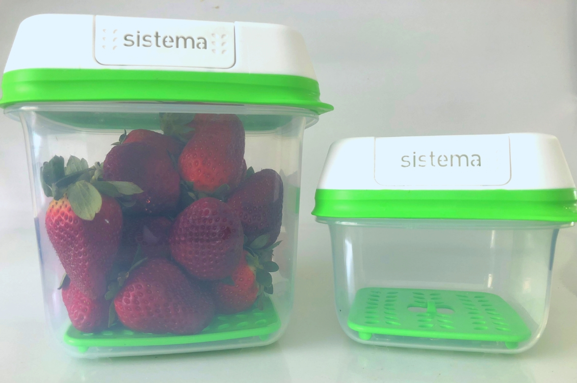 Sistema containers for strawberries and blueberries